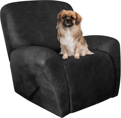 Vista 20 de ANARACHON Fundas para Sillas Reclinables Tipo Cuero, 4 Piezas Funda para Sillón Reclinable Lazy Boy, Protector de Muebles - Funda Suave Lavable