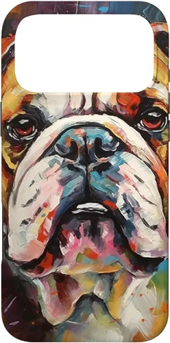 Vista 21 de Funda para iPhone 14 Pro Max English Bulldog Pet Paw Men Women Dog Lover