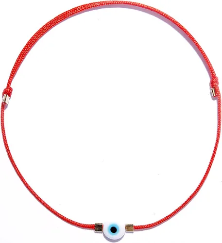 Vista 13 de NAZ COLLECTION - Pulsera de Hilo Contra el Mal de Ojo Hecha a Mano Kabbalah Protección Hamsa Ajustable Pulsera Mexicana Mal De Ojo Amuleto