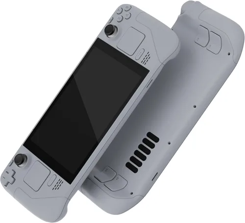 Vista 11 de eXtremeRate - Carcasa de repuesto de bricolaje con juego completo de botones para Steam Deck LCD, carcasa de repuesto personalizada para la parte