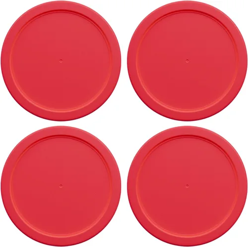 Vista 6 de Tapas de repuesto para recipientes de vidrio Pyrex para almacenamiento de alimentos de 4 tazas, tapas redondas de plástico de 6 pulgadas que se