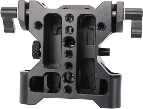 Vista 6 de NICEYRIG - Placa base de riel de varilla de 0.591 in de liberación rápida para Arca-Swiss Standard-545 Placa base de cámara DSLR 2 en 1 aplicable
