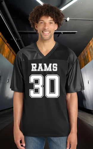 Vista 4 de Camiseta de fútbol personalizada para hombre, nombre y número de jugador de equipo, camiseta de malla transpirable