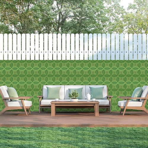Vista 5 de Césped artificial para suelos y paredes, decoración de pared de plantas artificiales resistente a los rayos UV, diseño 3D para interiores