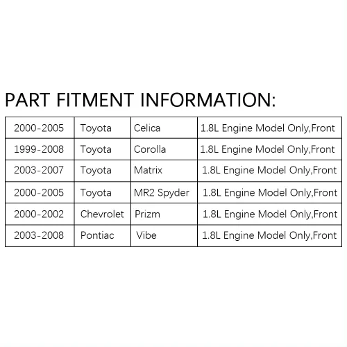 Vista 7 de IRONTEK Bobina de encendido UF247 apta para 00-02 para Chevrolet Prizm, 03-08 para Pontiac Vibe, 00-05 para Toyota Celica GT, 00-08 para Toyota