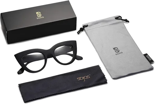 Vista 6 de SOJOS Retro Small Vintage Cat Eye Sunglasses for Women Cute Fashion UV400 Sunnies SJ2939