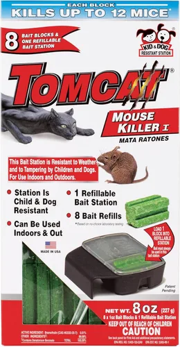Vista 14 de Estación de cebo para ratones rellenable Mouse Killer I de Tomcat, resistente a niños y perros, Empaque en caja
