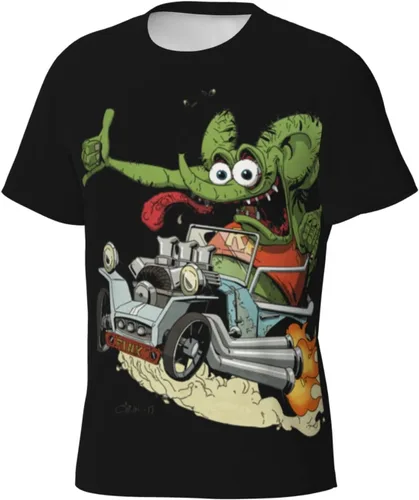 Vista 5 de QMENA Rat Fink Camiseta Hombre Mujer S-3XL Unisex