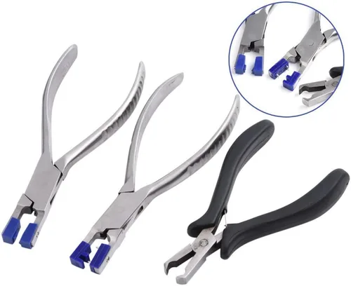 Vista 6 de Siluetas de marco de gafas sin montura Kit óptico de alicates herramienta de desmontaje de reparación de alicates