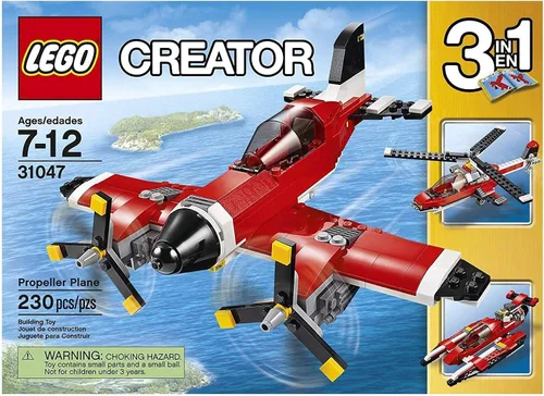 Vista 5 de LEGO Creator Propeller Plane 31047 Juguete de construcción, juego de vehículos