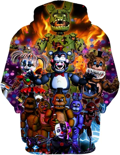 Vista 2 de BLYLUXU Youth Hoodie Boys and Girls 3D Printed Pullover Sweatshirt Kids Cartoon Game Sport Hoodie