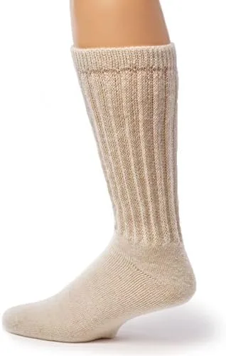 Vista 3 de WARRIOR ALPACA SOCKS - Regular Weight - Therapeutic Diabetic - Loose Extra Wide Top - Unisex