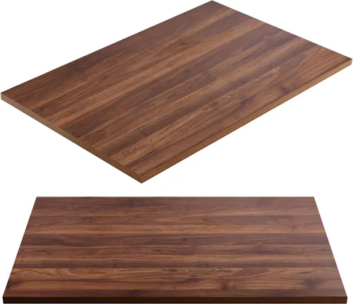 Vista 14 de Kaboon Mesa universal de 24 x 24 pulgadas, paquete de 2, solo encimera reversible de melamina, uso doméstico o comercial en interiores, 1 pulgada