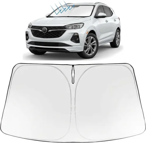 Vista 98 de Proadsy Parasol para parabrisas Rivian R1S 2022-2025 2026 de 4 capas plegable, protector de parasol frontal que bloquea los rayos UV, mantiene