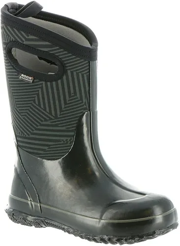 Vista 32 de BOGS Botas de nieve unisex de neopreno con aislamiento de goma de alta impermeabilidad para niños Negro