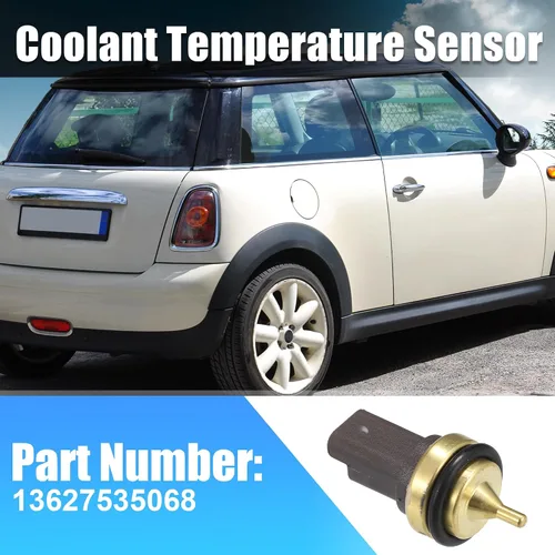 Vista 2 de uxcell Sensor de temperatura del refrigerante del motor No.13627535068 para Mini Cooper 2007-2015 Sensor de temperatura del agua