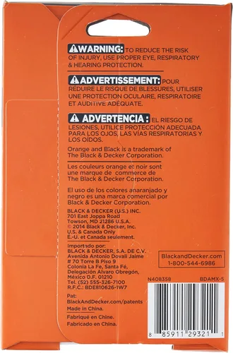 Vista 3 de BLACK+DECKER BDAMX-5 Mouse - Papel de lija surtido, paquete de 5