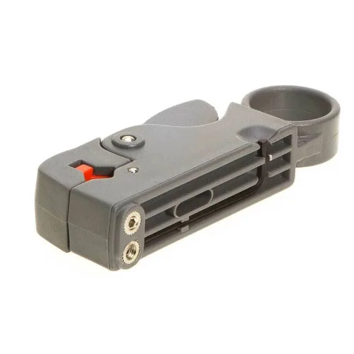 Vista 3 de Cables Direct Online - Herramienta de corte y pelado de cable coaxial rotatorio para RG58 RG6 RG59 Quad, cable doble
