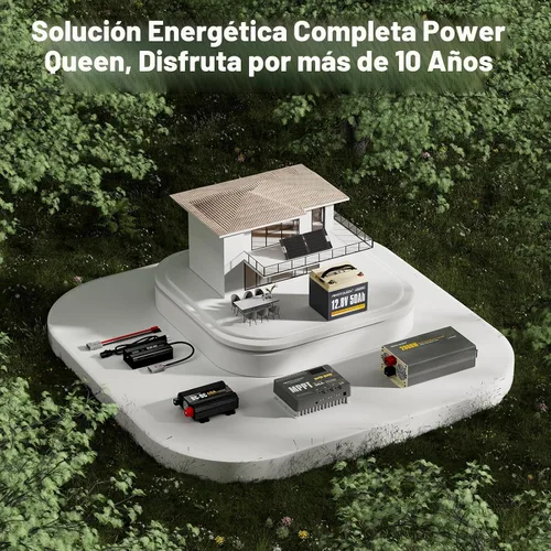 Vista 7 de Power Queen 12.8 V 50 Ah Batería LiFePO4 de actualización, celdas de batería de litio de grado A con BMS de 50 A, hasta 15000 ciclos, portátil