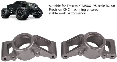Vista 3 de Rc gran accesorio de aleación de aluminio eje trasero eje portador para XMaxx 1/5 escala Rc coche