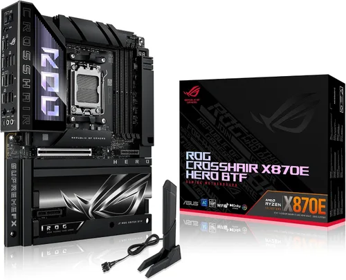 Vista 30 de ASUS ROG Crosshair X870E APEX AMD X870E AM5 ATX Placa Base, AI Avanzado Listo para PC, 18+2+2 Etapas, DDR5, Ventilador de Memoria ROG, Tarjeta ROG