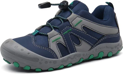 Vista 25 de Mishansha Botas de Senderismo para Niños Pequeños Niñas Niños Zapatos de Senderismo Resistentes al Agua Anti-Colisión Antideslizantes Atléticas