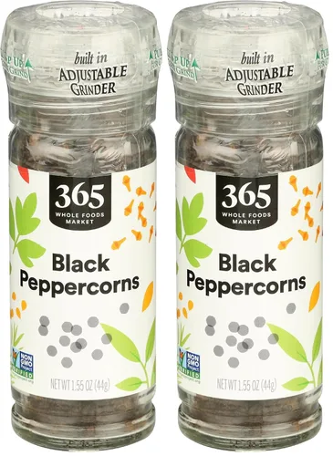 Vista 7 de 365 by Whole Foods Market, Molinillo de pimienta negra, 1.55 onzas