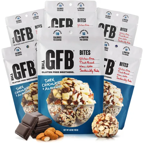 Vista 17 de The GFB Bocaditos de proteína aptos para alérgenos para pastel de cumpleaños, aperitivos sin gluten sin nueces, bolas de proteína a base de plantas