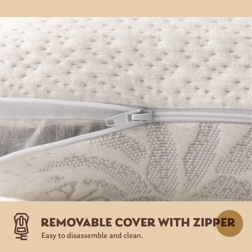 Vista 6 de EGOHOME Almohada cervical para el cuello, almohada de espuma viscoelástica de aloe vera, 30 x 16 pulgadas Side Sleeper Pillow for Sleeping