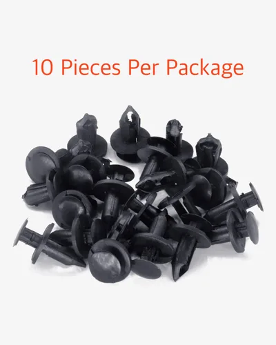 Vista 5 de Lantee Clips de coche – 10 piezas universales de nailon plástico remache clips de sujeción de 0.315 in