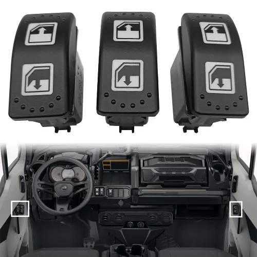 Vista 5 de 710004979 Interruptor de ventana eléctrica apto para CanAm Defender MAX HD8 HD10 2016-2020 Interruptor elevalunas lateral izquierdo del lado