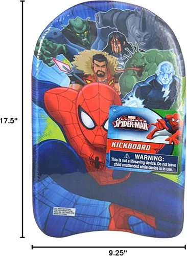 Vista 2 de Spiderman Foam Kickboard 17.5" x 9.25