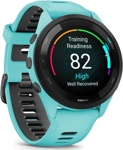 Vista 4 de Garmin Forerunner 265 Reloj inteligente GPS con garantía de 2 años, Agua/Negro