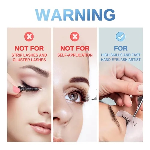 Vista 7 de Lava Lash - 1 extensión de pestañas Ibeauty Ultra Super Glue de 0.2 fl oz, pegamento de extensión de pestañas semipermanente, tiempo de secado
