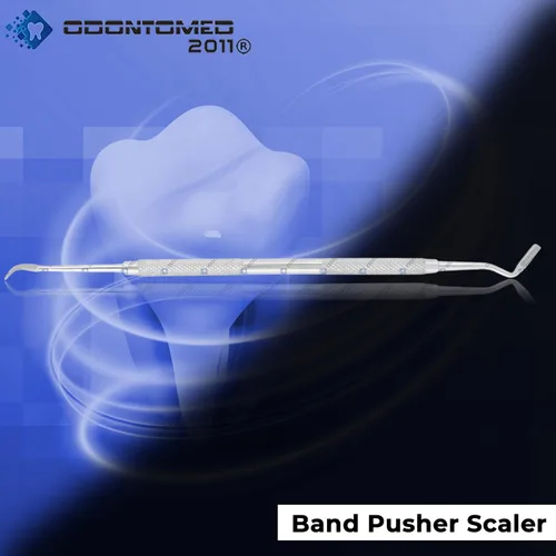 Vista 2 de Ortho Light Band Pusher Scaler, instrumentos de ortodoncia acero inoxidable