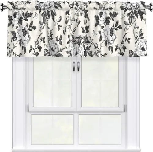 Vista 25 de Cenefa de estrella del oeste de Texas para ventana, rústica, granja, granero, cocina, cenefa de ventana rural vintage con bolsillo para barra