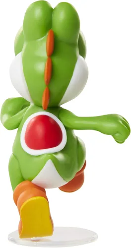 Vista 4 de Super Mario Figura de acción de 2.5 pulgadas corriendo Yoshi juguete coleccionable