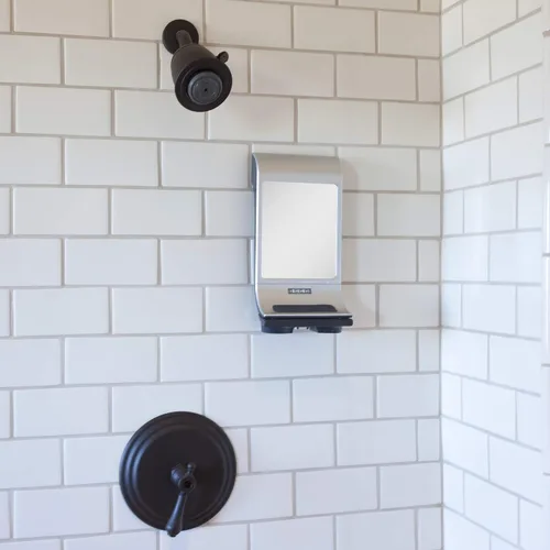 Vista 2 de Zadro ZW20TSBT Z'fogless LED iluminado con Bluetooth espejo de agua habilitado