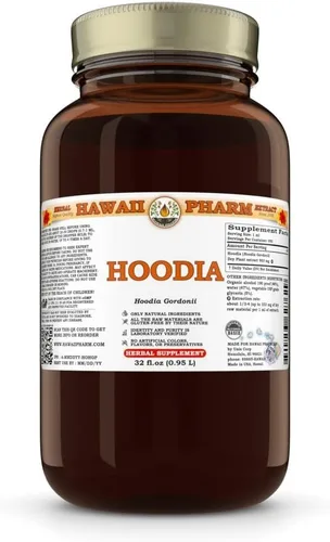 Vista 10 de Hawaii Pharm Hoodia (Hoodia Gordonii) Extracto Líquido 4x4 Oz