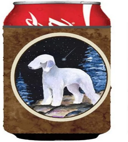 Vista 34 de Caroline's Treasures SS8447CC Starry Night English Bulldog - Enfriador para latas o botellas, lavable, funda plegable con aislamiento para bebidas