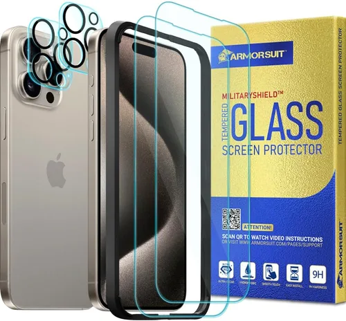 Vista 27 de ArmorSuit [Paquete de 2+2] para Google Pixel 6 [6.4 pulgadas] Protector de pantalla de vidrio templado + protector de lente de cámara compatible