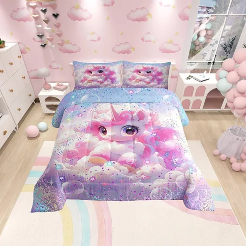 Vista 31 de Castle Fairy Juego de edredón con estampado azteca occidental, juego de ropa de cama geométrica a rayas marrones para niños y adolescentes