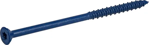 Vista 7 de Power Pro Anclajes de tornillo de hormigón de cabeza plana blancos (1/4" x 1-1/4") - 100 piezas