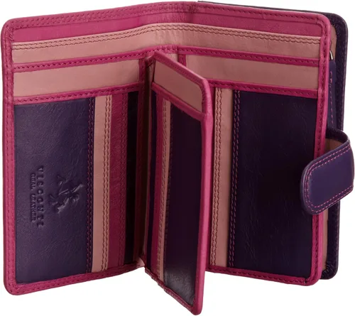 Vista 3 de Visconti RB51 - Cartera de piel suave para mujer multicolor