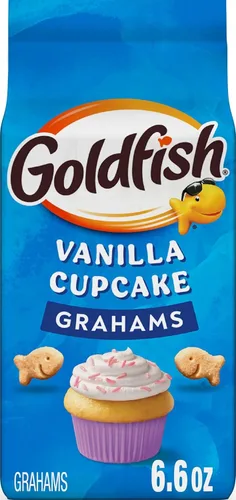 Vista 10 de Goldfish Grahams Galletas Snack Horneadas Sabor Rollo de Canela, Bolsa de 6.6 Oz