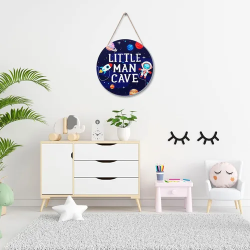 Vista 4 de Geelin Decoración de habitación espacial para niño, decoración de pared