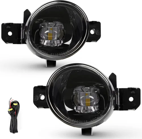Vista 2 de Luces antiniebla LED de repuesto para Nissan Sentra 2004-2019, Altima Sedán 2007-2018, Versa, 2007-2019 Versa, 2007-2014 Maxima, 2008-2010 montaje