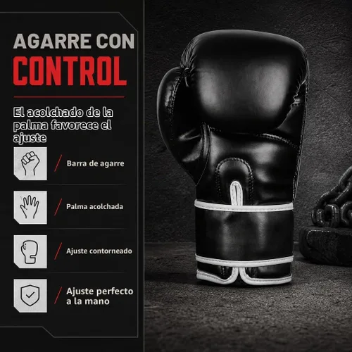 Vista 5 de Professional Boxing Gloves Men Women – Pro Training Sparring Gloves, Heavy Bag, MMA Kickboxing Muay Thai Gloves – Hook & Loop with Wrist Support