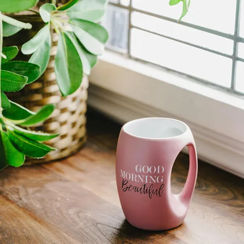Vista 3 de Pavilion - Taza de café abrazable de gres de 16 onzas