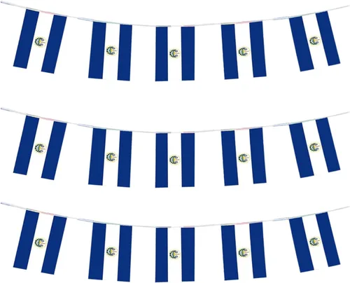 Vista 19 de Bandera de Australia, pequeña cadena de banderas australianas, mini banderas australianas, utilizada para fiestas, escuela, eventos deportivos